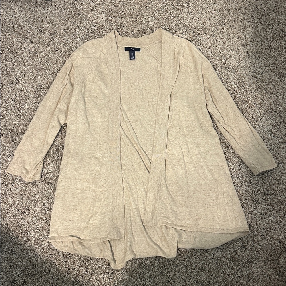GAP Women's Light Tan Cardigan